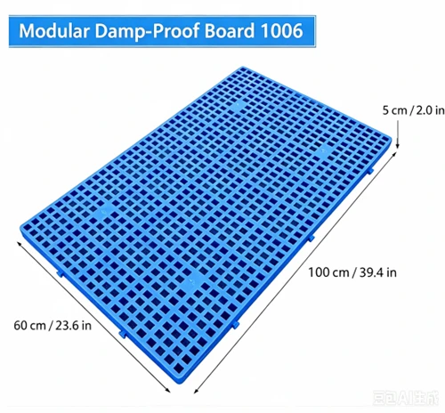 Placă de paleți modulară din plastic umedă și rezistentă - Alternativă de dep...